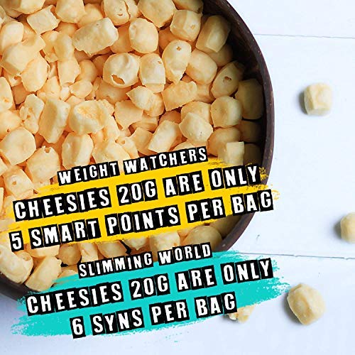 Cheesies Crunchy Popped Cheese Snack, Gouda. Keto Friendly, No C