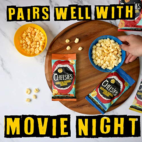 Cheesies Crunchy Popped Cheese Snack, Gouda. Keto Friendly, No C