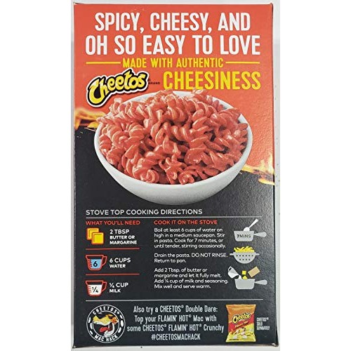 Cheetos Mac N Cheese 5.6 Oz Flamin Hot, 3 Pack