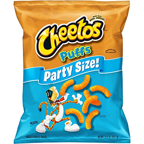 Cheetos Puffs Cheese Flavored Snacks, Party Size!, 13.5 Ounce