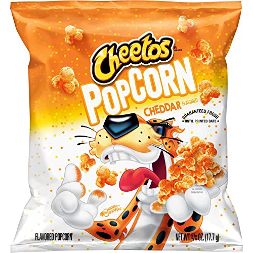 Cheetos Popcorn, Cheddar, 0.625Oz Bags 40 Pack, 40 Count