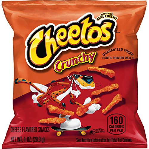 Cheetos Crunchy Cheese Flavored Snacks, 1 Ounce Pack Of 40