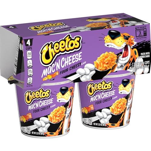 Cheetos Mac & Cheese Cups, Xtra 4 Cheesy, 4 Cups