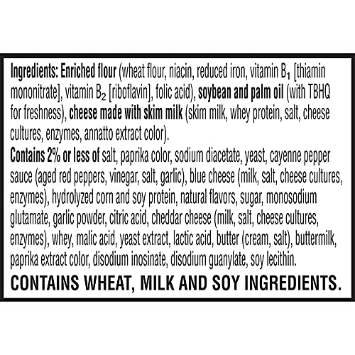 Baked Snack Crackers, Cheez It Buffalo Wing Flavor Made With Rea