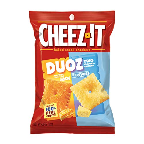 Cheezit Duoz Cheddar Jack Baby Swiss Pack Of 6