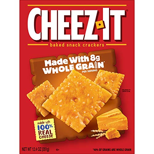 Cheez-It, Baked Snack Cheese Crackers, Made With Whole Grain, Ma