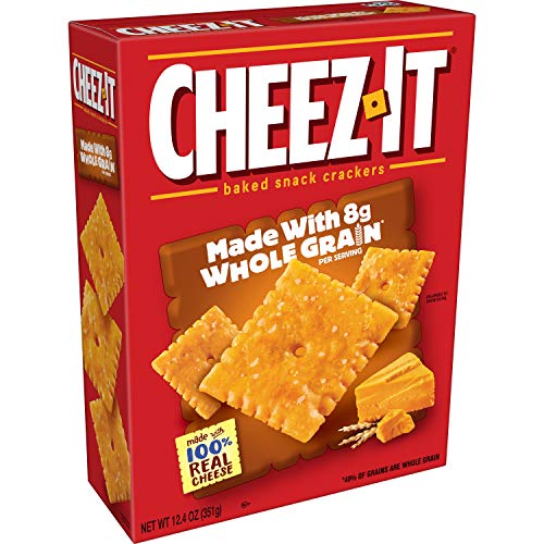 Cheez-It, Baked Snack Cheese Crackers, Made With Whole Grain, Ma