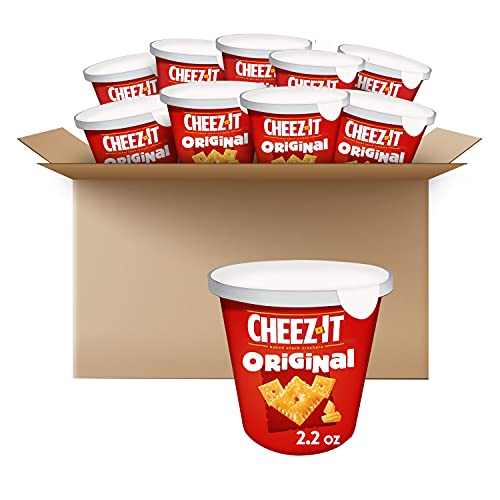 Cheez-It Baked Snack Cheese Crackers In A Cup, Original, Single