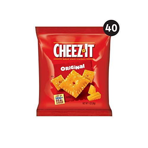 Cheez-It, Baked Snack Cheese Crackers, Original, Made With 100%