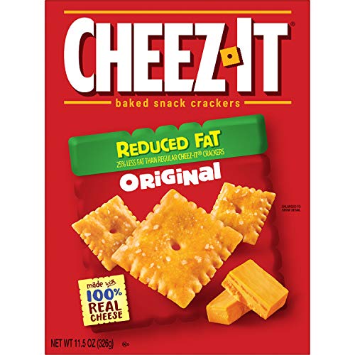 Cheez-It, Baked Snack Cheese Crackers, Reduced Fat Original, Mad