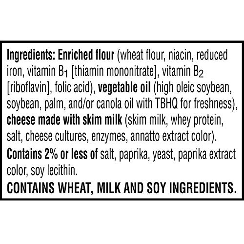 Cheez-It, Baked Snack Cheese Crackers, Reduced Fat Original, Mad