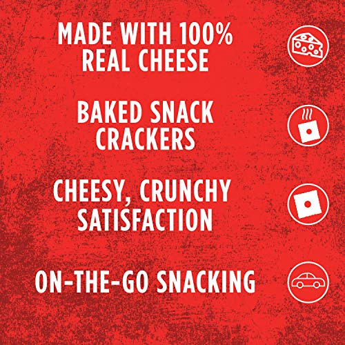 Cheez-It, Baked Snack Cheese Crackers, White Cheddar, Made With