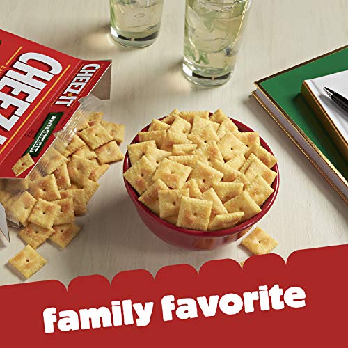 Cheez-It, Baked Snack Cheese Crackers, White Cheddar, Made With