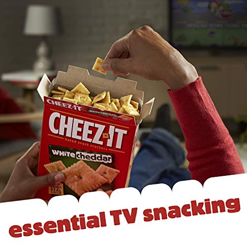 Cheez-It, Baked Snack Cheese Crackers, White Cheddar, Made With