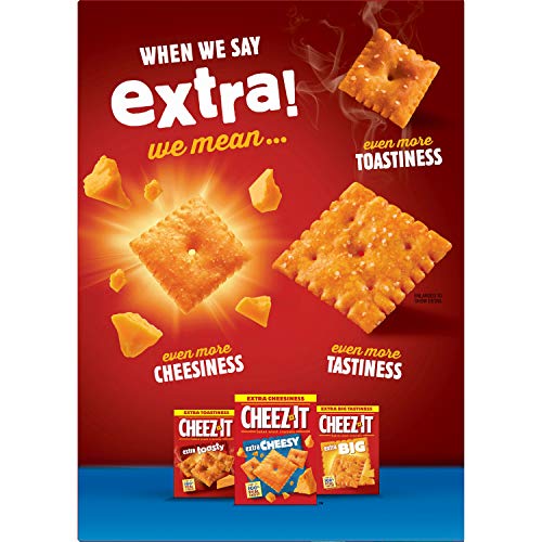 Cheez-It Baked Snack Cheese Crackers, White Cheddar, Family Size