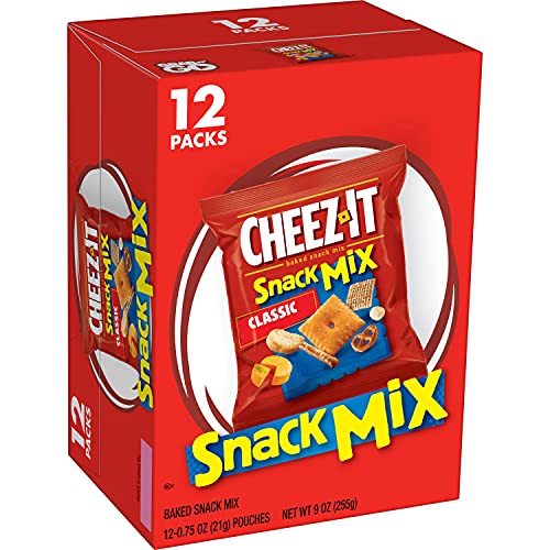 Cheez-It, Baked Snack Mix, Classic, 9Oz Box Pack Of 4