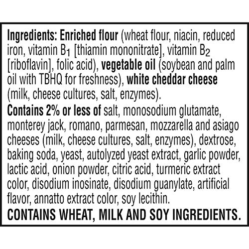 Cheez-It Baked Snack Cheese Crackers, Italian Four Cheese, 12.4