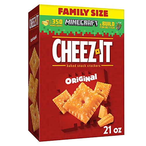 Cheez-It Original Cheese Crackers, Family Size, 21 Oz Box
