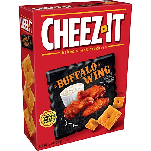 Cheez-It Baked Snack Cheese Crackers, Buffalo Wing, 12.4 Oz