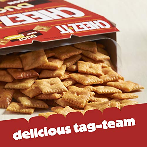 Cheez-It Duoz Baked Snack Cheese Crackers, Bacon &Amp; Cheddar, 12.4