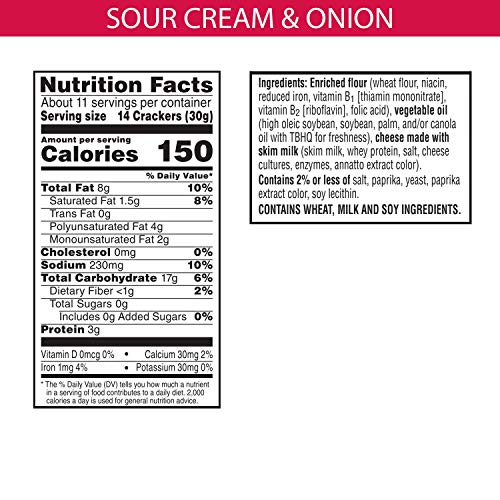 Cheez-It, Baked Snack Cheese Crackers, Extra Big, 11.7Oz Box