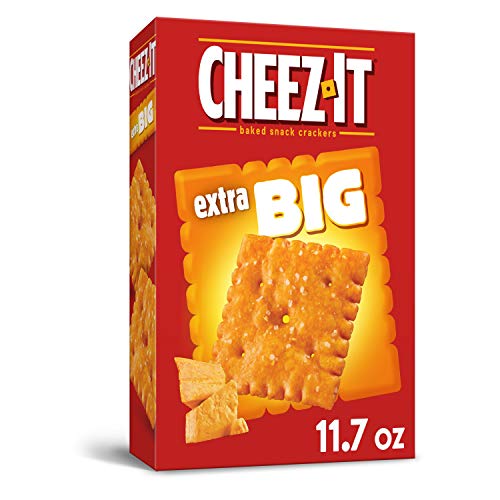 Cheez-It, Baked Snack Cheese Crackers, Extra Big, 11.7Oz Box