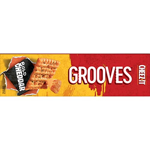 Cheez-It Grooves Cheese Crackers, Crunchy Snack Crackers, Lunch ...