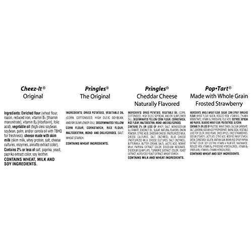 Cheez-It Kelloggs All Day Snacks, Variety Pack, Grab N Go, 32