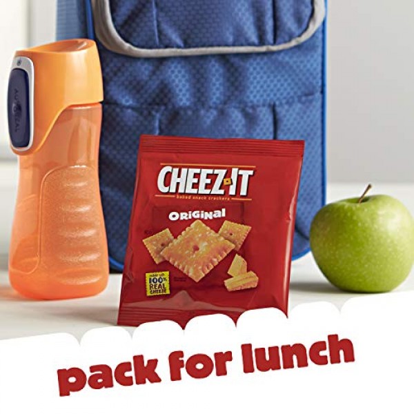 Cheez-It Original Cheese Crackers - School Lunch Food, Baked Sna