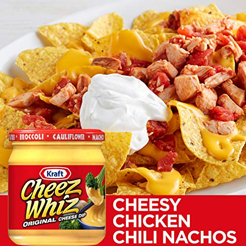 Cheez Whiz Original Plain Cheese Dip 15 Oz Jar