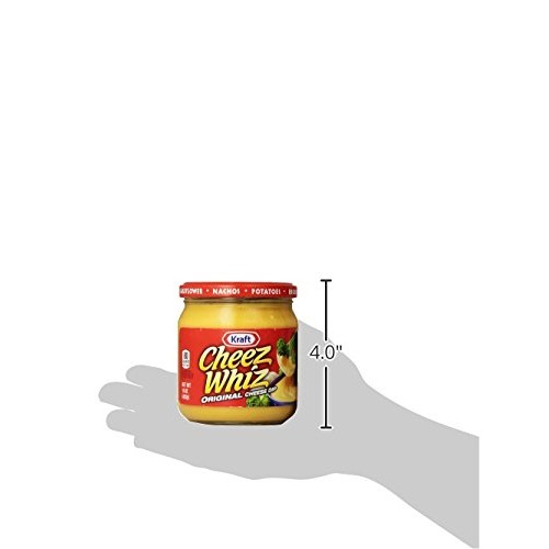 Cheez Whiz Original Plain Cheese Dip 15 Oz Jar