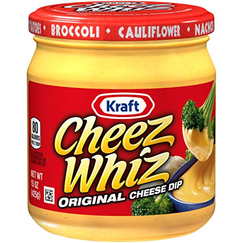 Cheez Whiz Original Plain Cheese Dip 15 Oz Jar