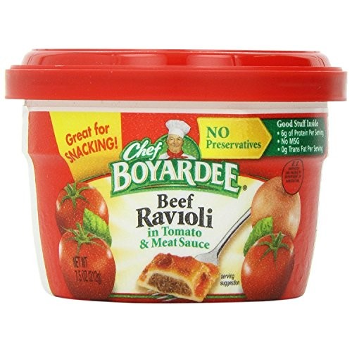 Chef Boyardee Beef In Tomato &Amp; Meat Sauce Ravioli, 7.5 Oz. Pack