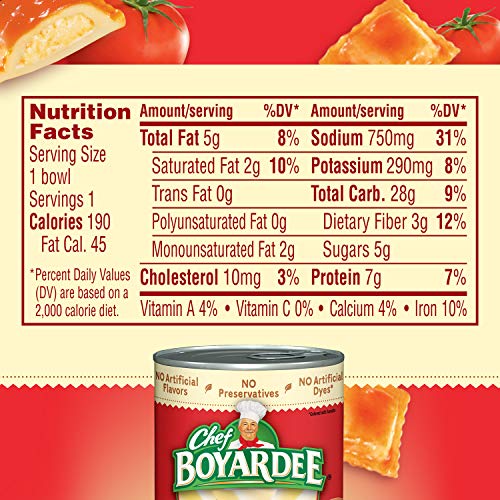 Chef Boyardee Cheese Ravioli, Microwavable Bowl, 7.5 Ounce, Pack