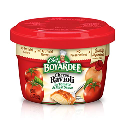 Chef Boyardee Cheese Ravioli, Microwavable Bowl, 7.5 Ounce, Pack