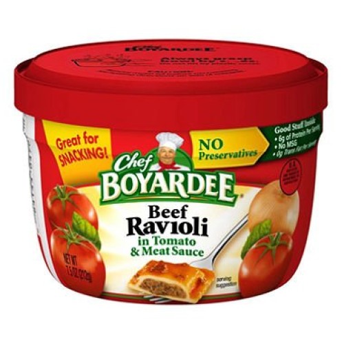 Chef Boyardee Microwavable Beef Ravioli In Tomato &Amp; Meat Sauce-7