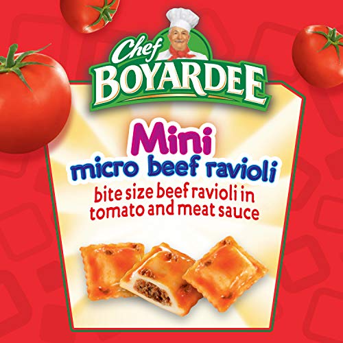 Chef Boyardee Mini Micro Beef Ravioli &Amp; Meatballs
