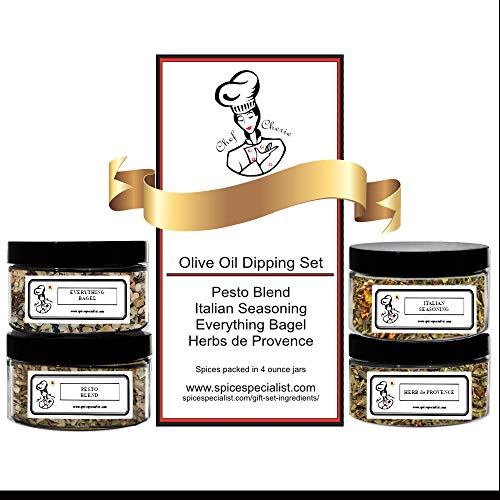 Chef Cheries Bread And Olive-Oil Dipping Assortment Set - Inclu