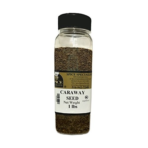 Spice Specialist Caraway Seeds Whole 1 Pound In Plastic Container