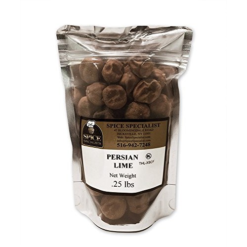 Spice Specialists Dried Persian Limes/Limu Omani In A 1/4 Lb Pl