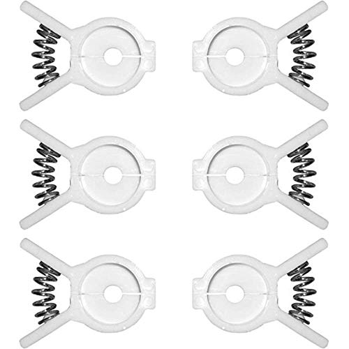 Bread, Bagel, Or Chips Clips Set, White 6-Count