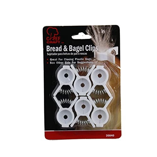 Chef Craft Bread &Amp; Bagel Clips 6-Count Per Pack 1-Pack