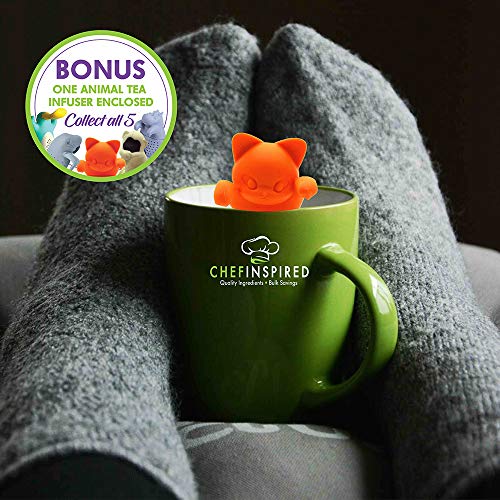Rosehips By Chef Inspired, 1Lb Plus Silicone Animal Tea Infuser