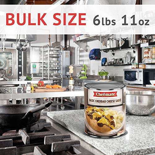 Chef-Mate Basic Cheddar Cheese Sauce, Canned Food For Mac And Ch