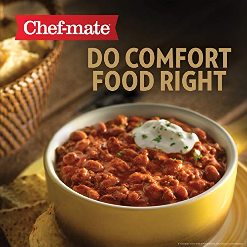 Chef-Mate Beef Chili, Canned Beans With Meat, 6 Lb 11 Oz #10 Ca
