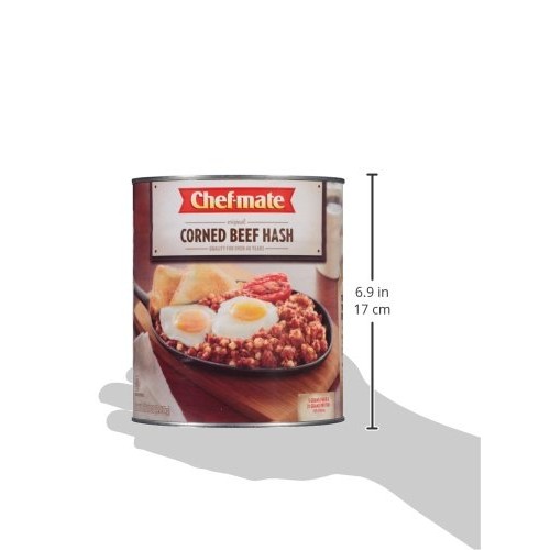 Chef-Mate Corned Beef Hash, Canned Food And Canned Meat, 6 Lb 11
