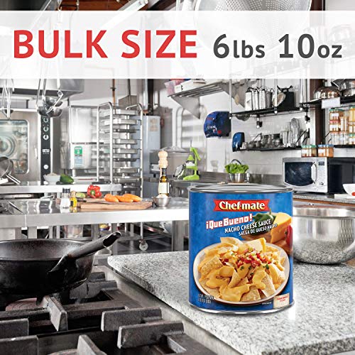 Chef-Mate Que Bueno Nacho Cheese Sauce And Queso, Canned Food, 6