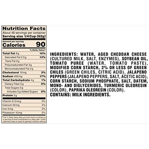 Chef-Mate Que Bueno Nacho Cheese Sauce And Queso, Canned Food, 6