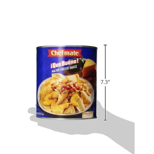 Chef-Mate Que Bueno Nacho Cheese Sauce And Queso, Canned Food, 6