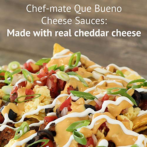 Chef-Mate Que Bueno Spicy Nacho Cheese Sauce, Jalapeno Queso, Ca